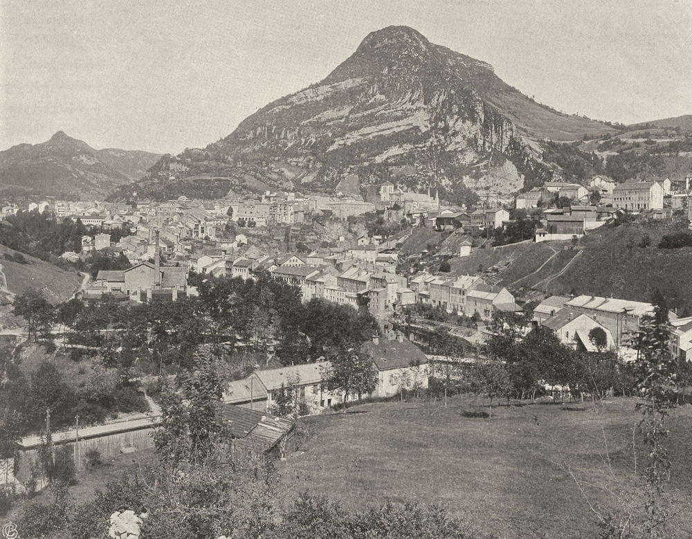 JURA. Saint-Claude (2)  1905 old antique vintage print picture